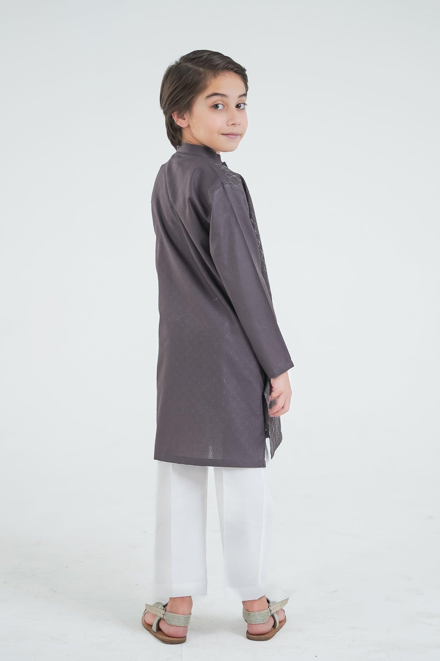 2PC Boy - Textured Cambric Suit