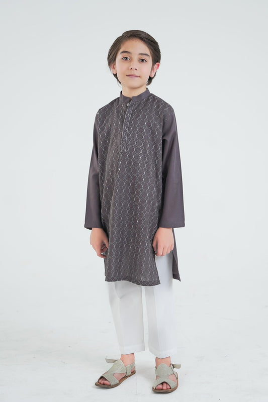 2PC Boy - Textured Cambric Suit
