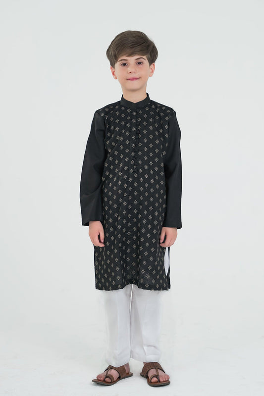 2PC Boy - Textured Cambric Suit