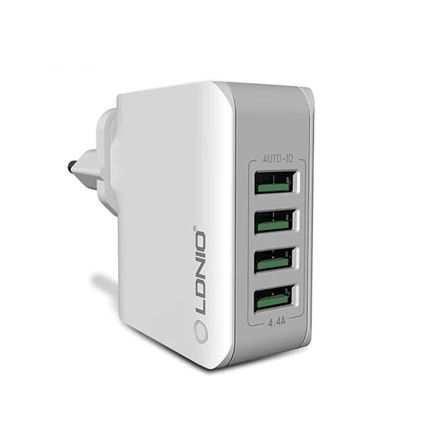 Ldnio 4U 4.4mA Usb Charger+ 4 port Usb Hub