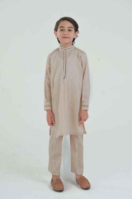 2PC Boy - Textured Cambric Suit