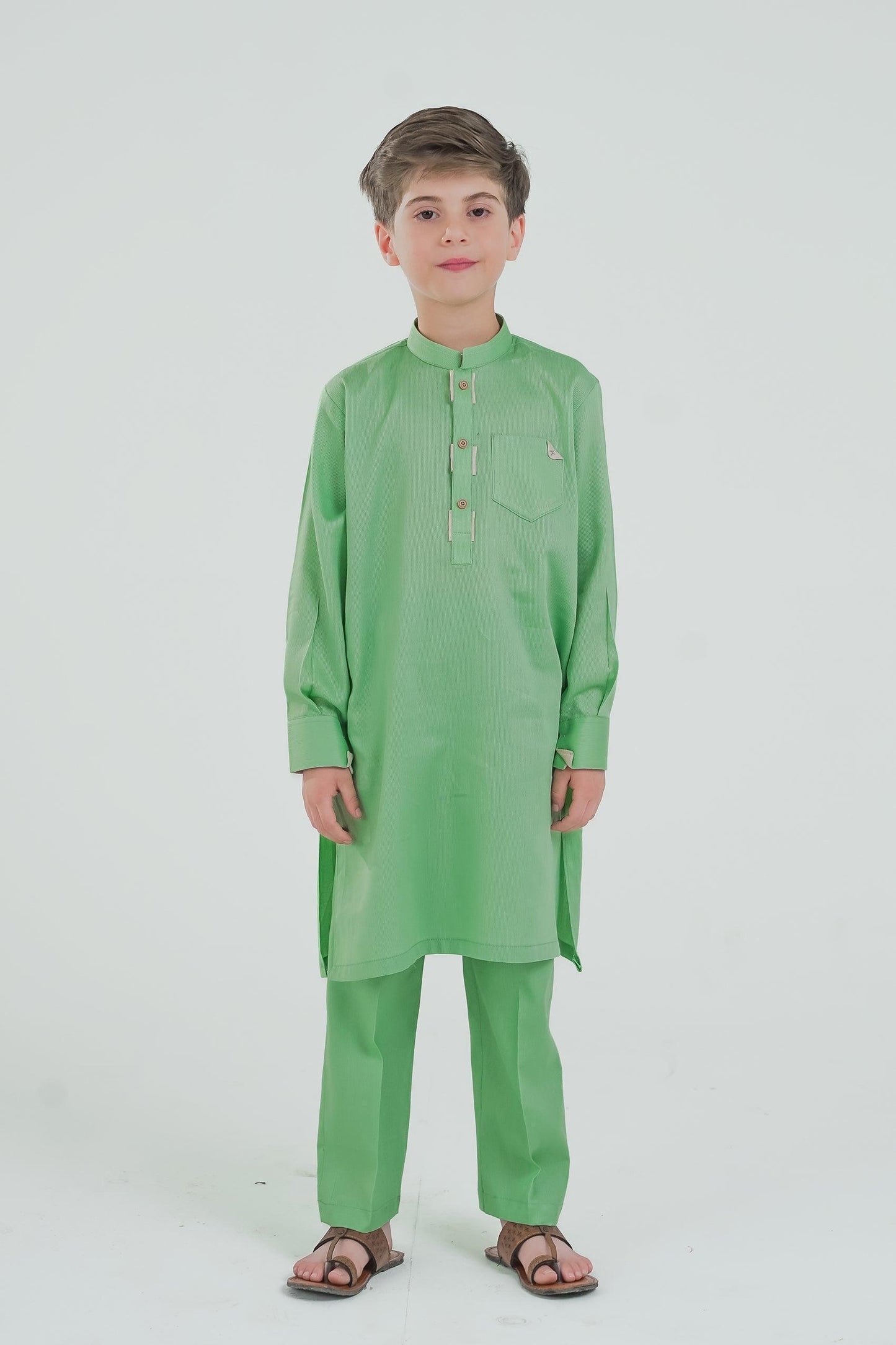 2PC Boy - Textured Cambric Suit