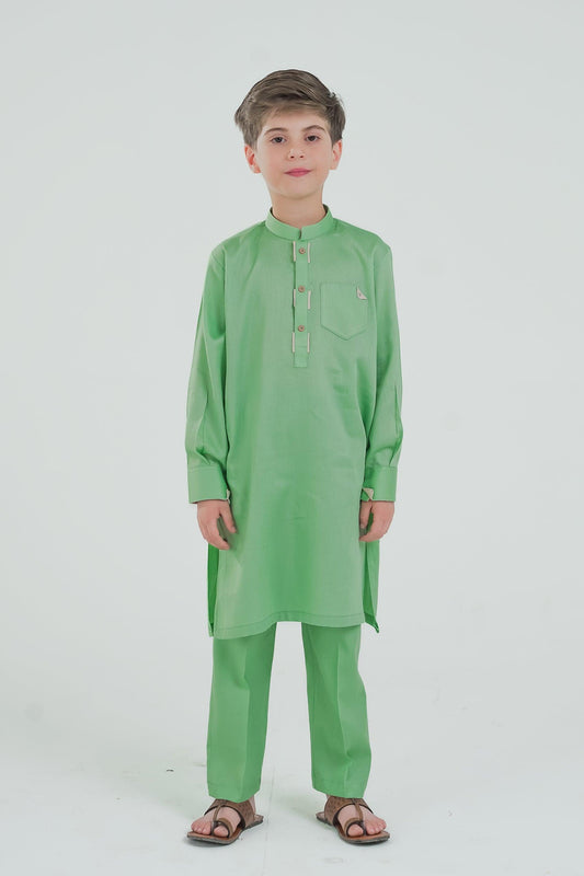 2PC Boy - Textured Cambric Suit