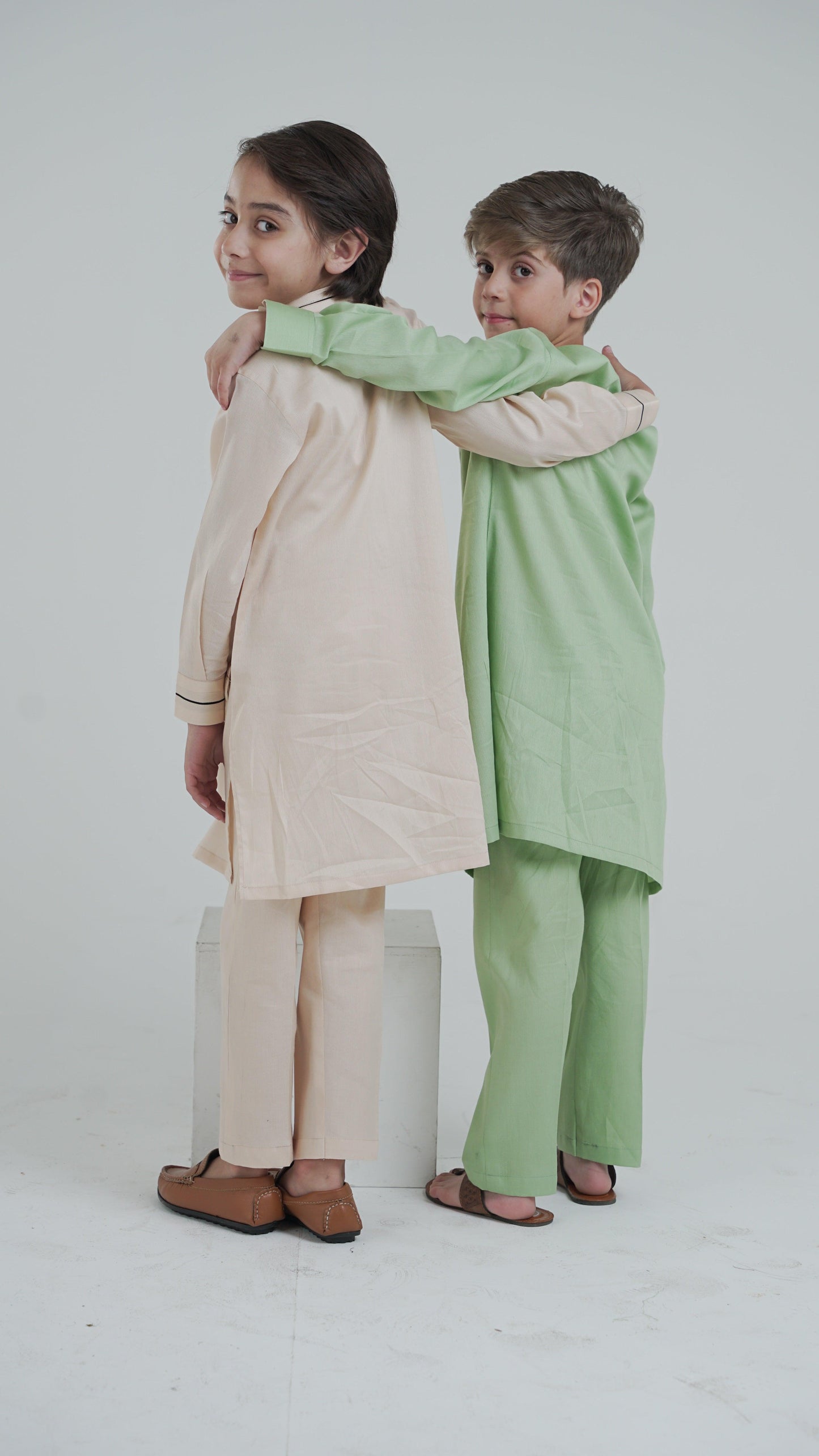 2PC Boy - Textured Cambric Suit