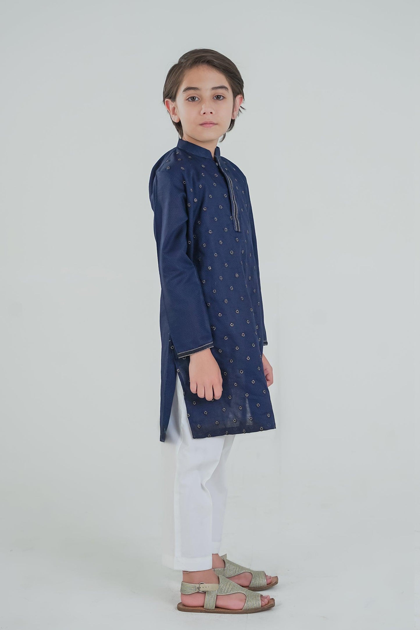 2PC Boy - Textured Cambric Suit