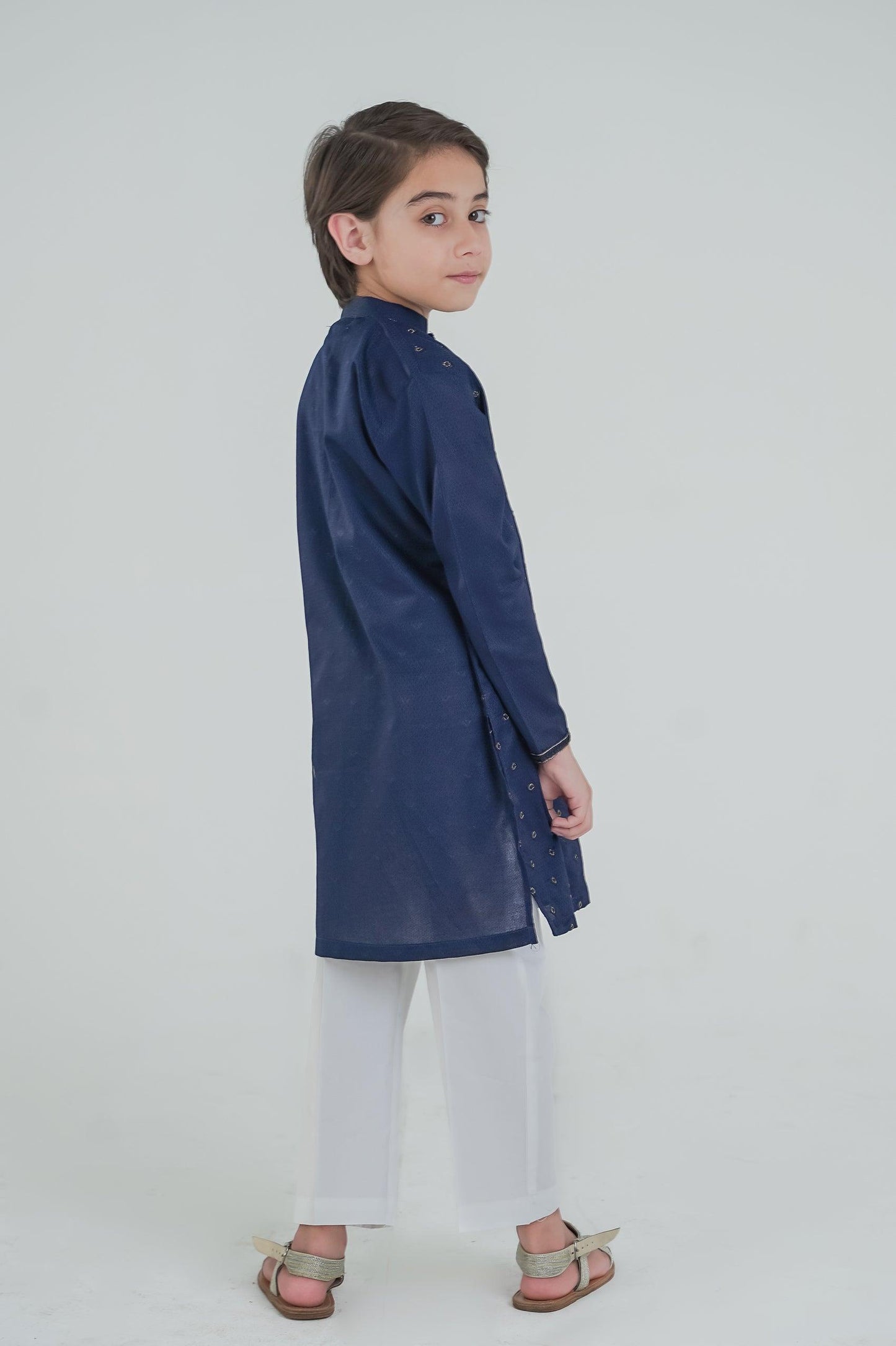 2PC Boy - Textured Cambric Suit