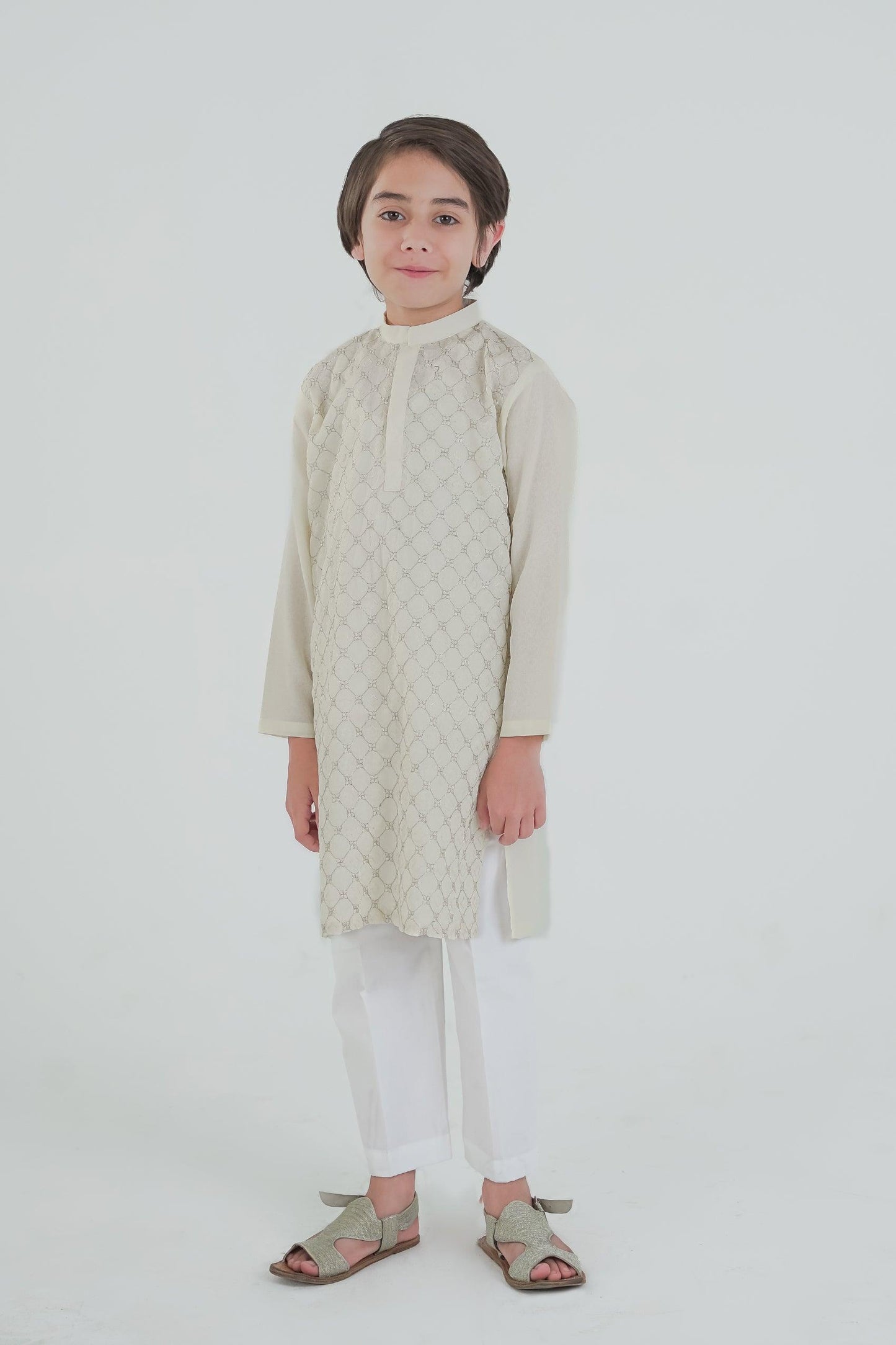 2PC Boy - Textured Cambric Suit