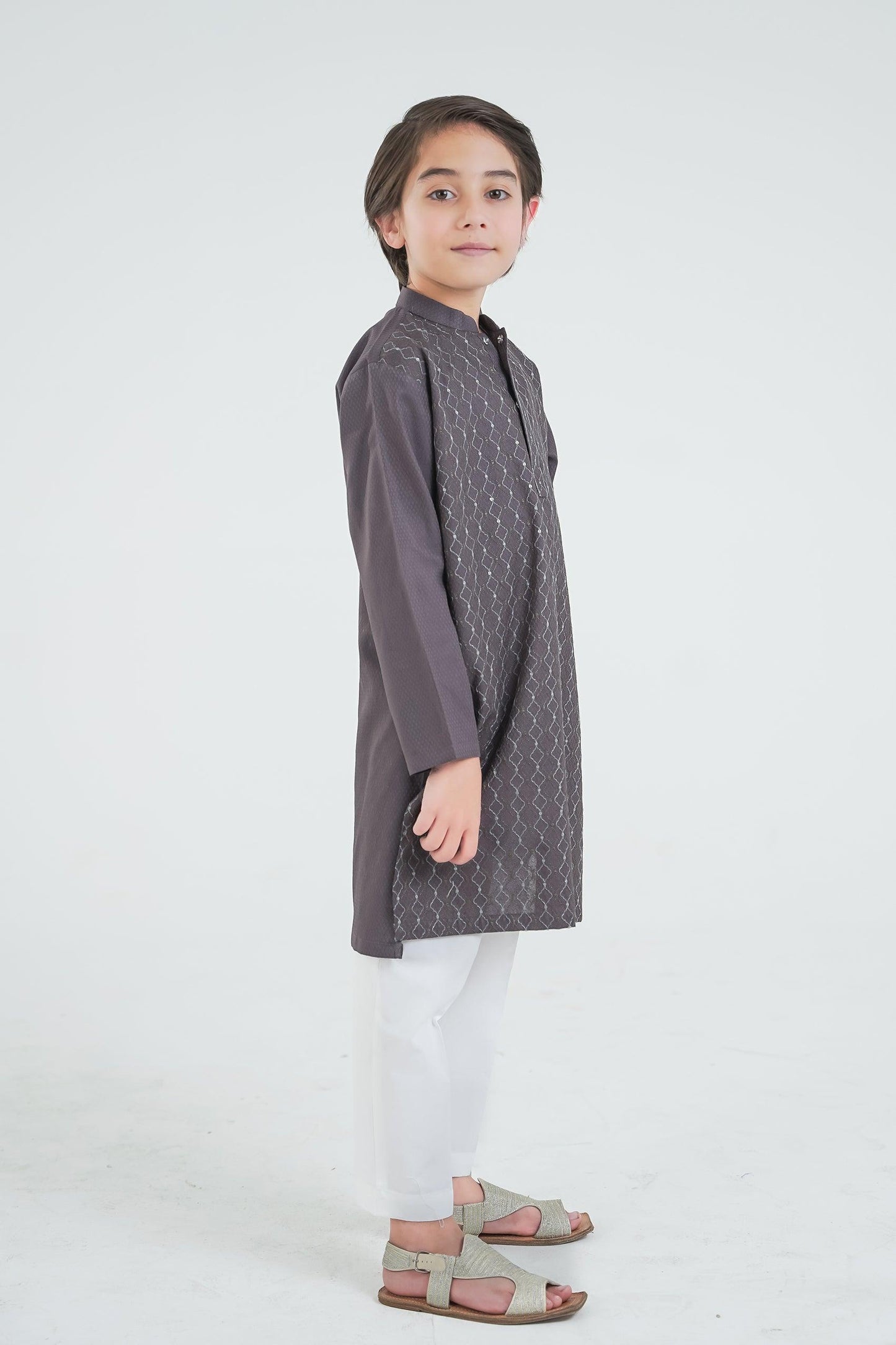 2PC Boy - Textured Cambric Suit