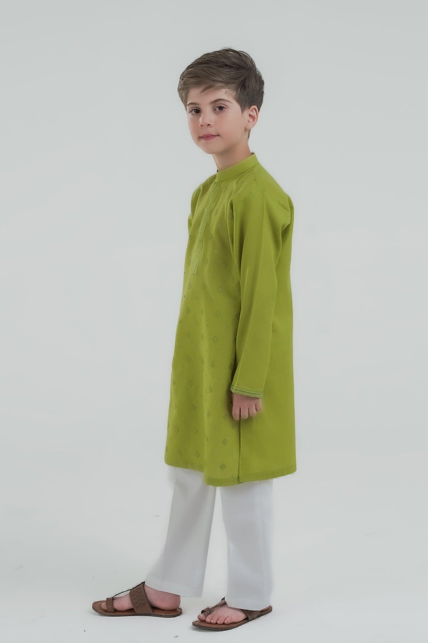 2PC Boy - Textured Cambric Suit
