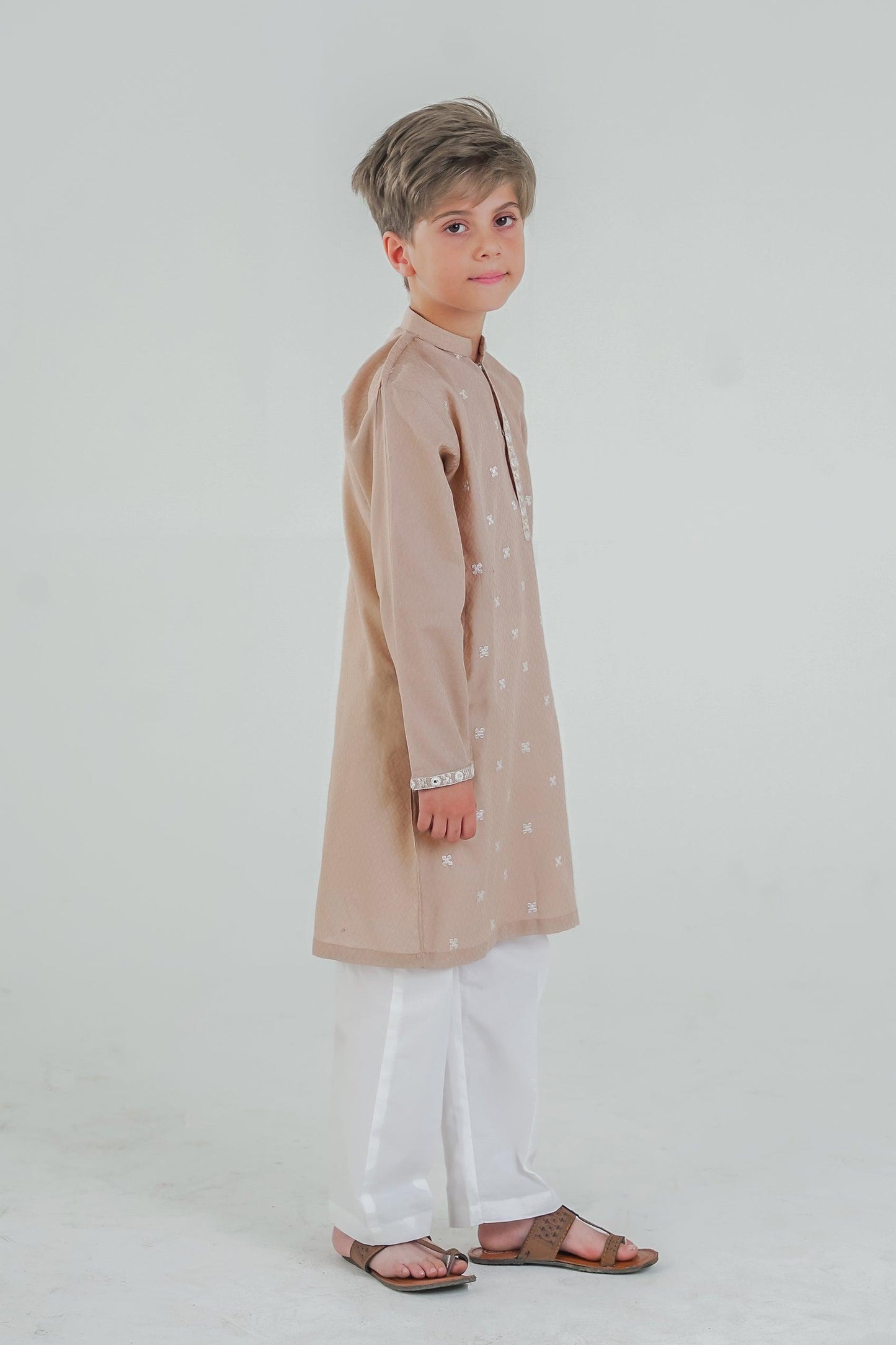 2PC - Textured Cambric Suit