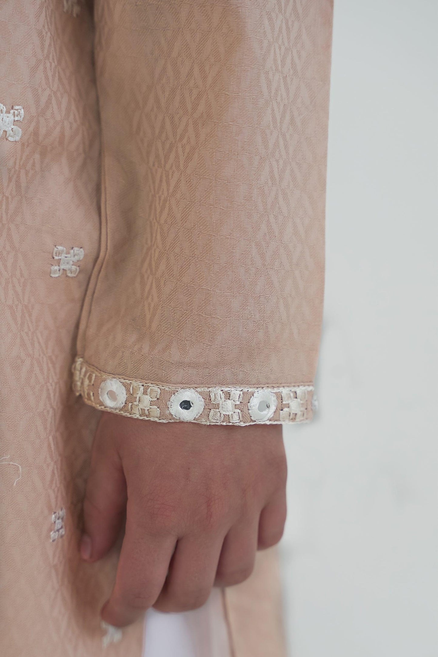 2PC - Textured Cambric Suit