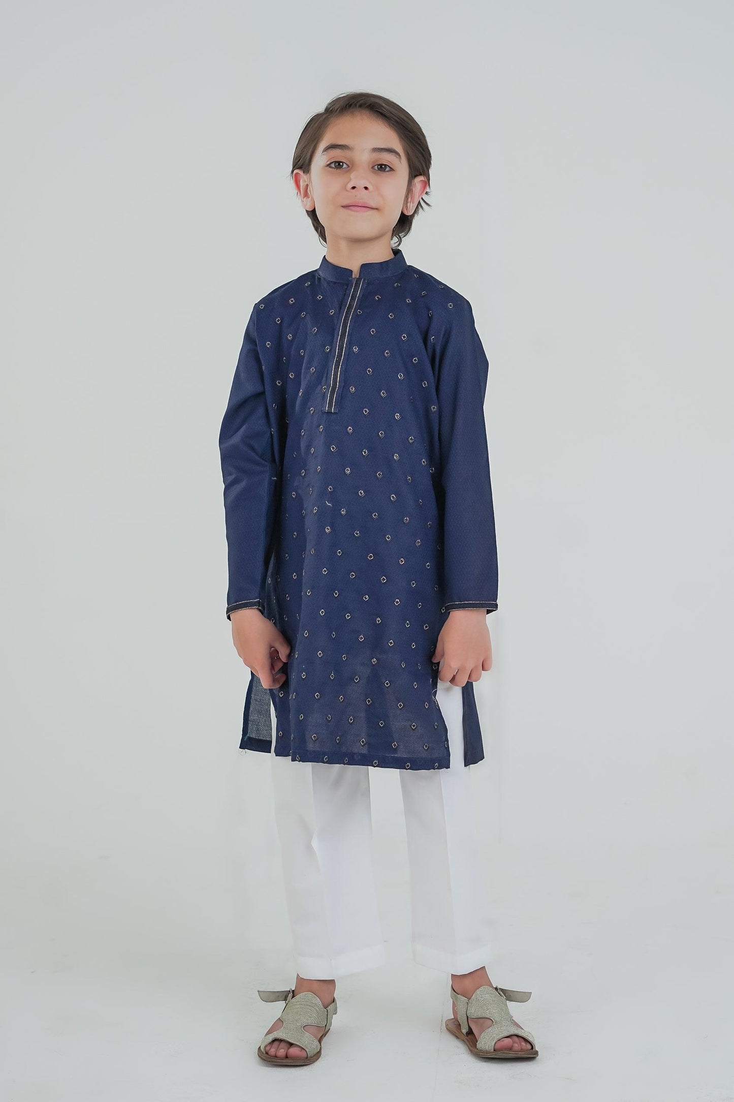 2PC Boy - Textured Cambric Suit