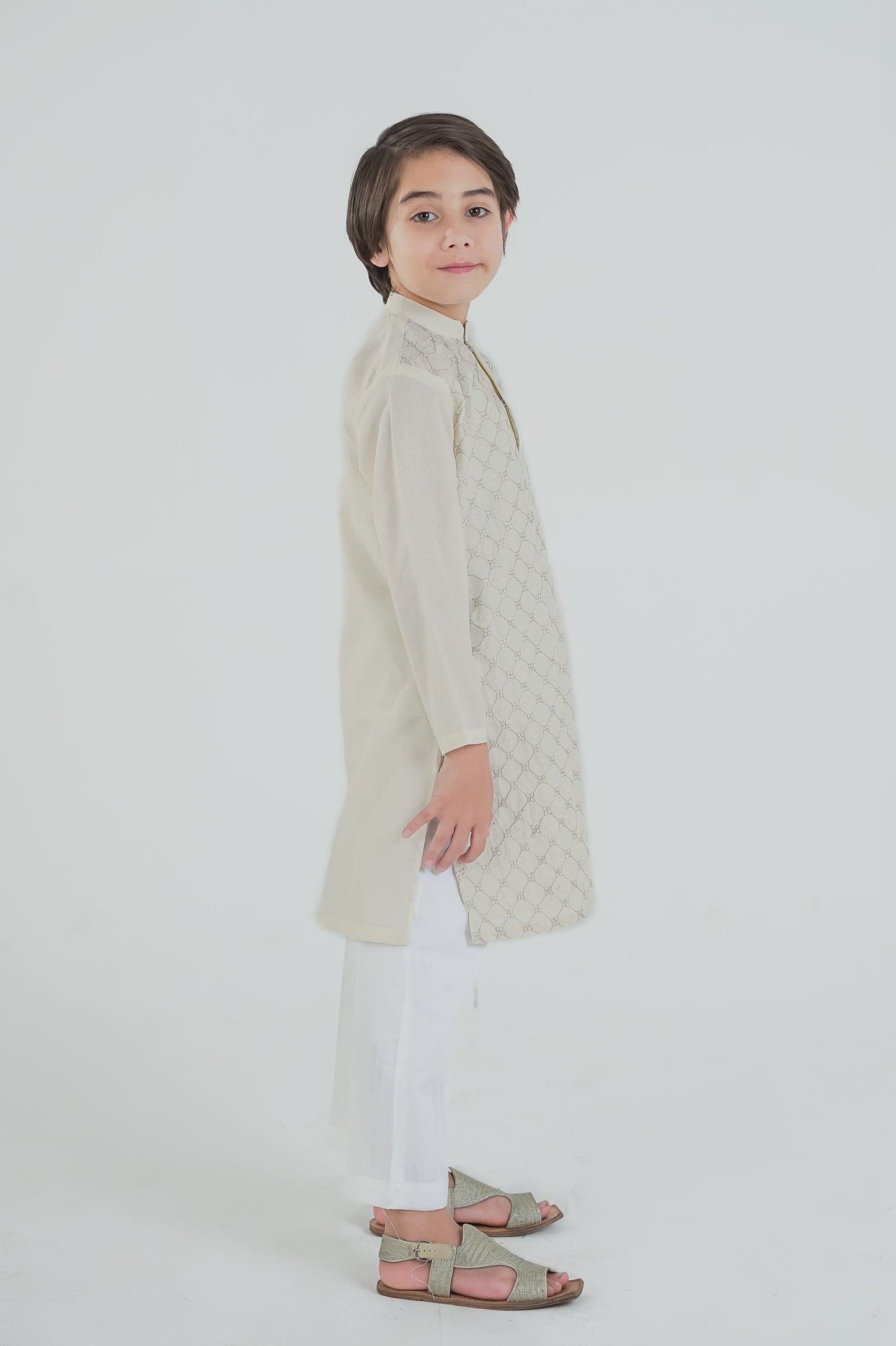 2PC Boy - Textured Cambric Suit