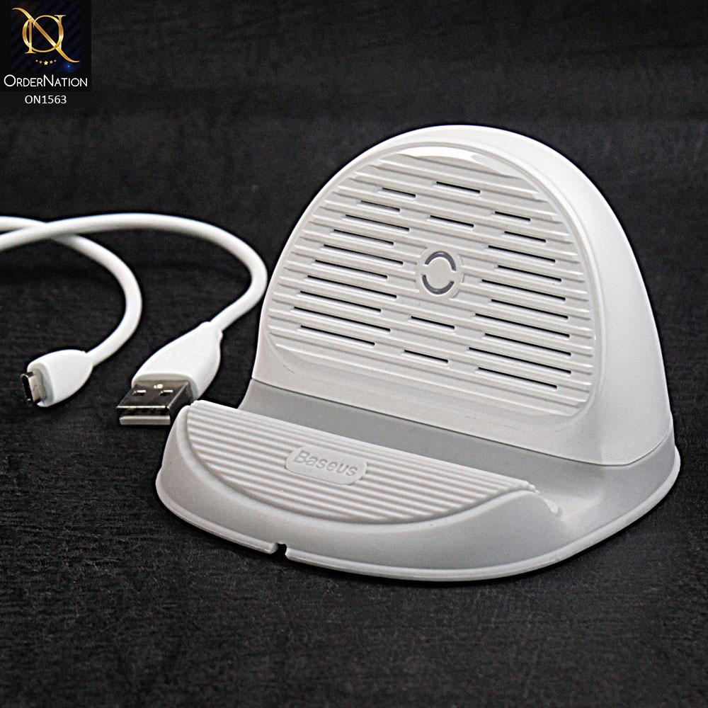 Baseus Silicone Horizontal Desktop Wireless Charger 10W